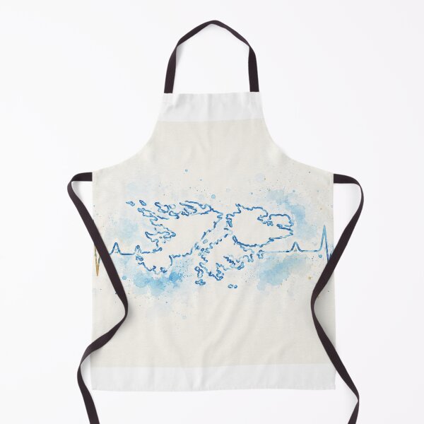 Item preview, Malvinas in the Heart – Watercolor Heartbeat designed and sold by Esencia Argentina.