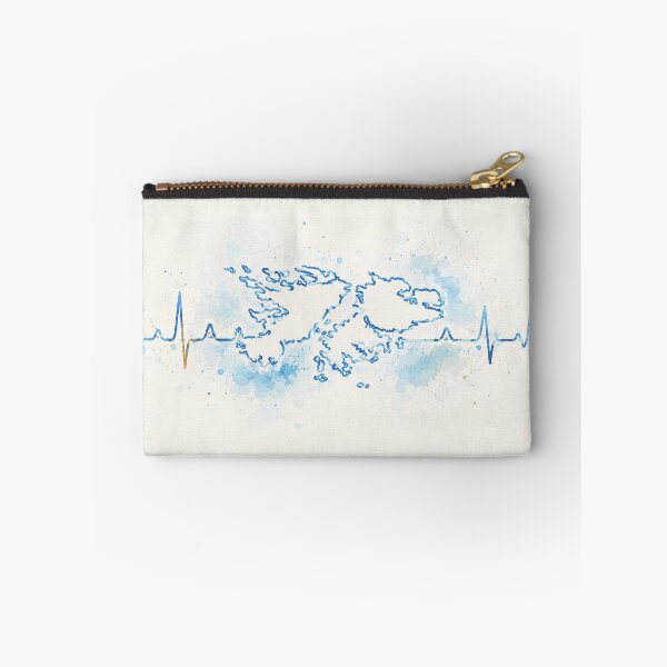 Item preview, Malvinas in the Heart – Watercolor Heartbeat designed and sold by Esencia Argentina.
