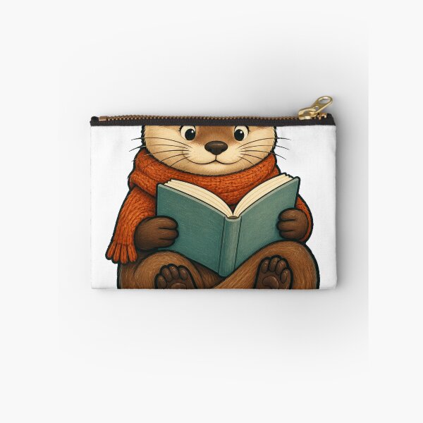 Item preview, Cozy Reading Otter – Quiet Book Companion designed and sold by Quantum Doodle Studio.