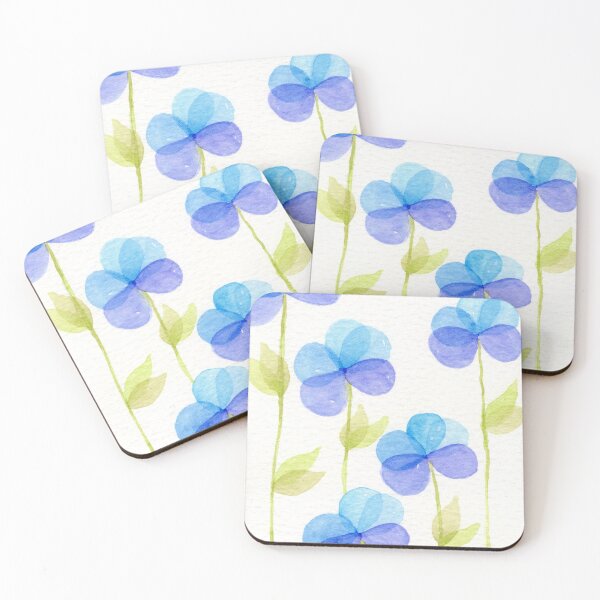 Item preview, Bubble Petals - Blue & Purple designed and sold by Aileen David.