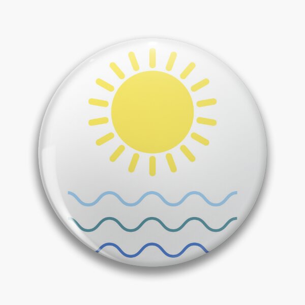 Item preview, Sun and waves. Minimalist graphics designed and sold by ZorianArt.