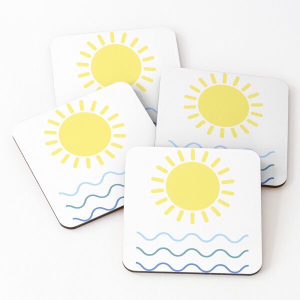 Item preview, Sun and waves. Minimalist graphics designed and sold by ZorianArt.