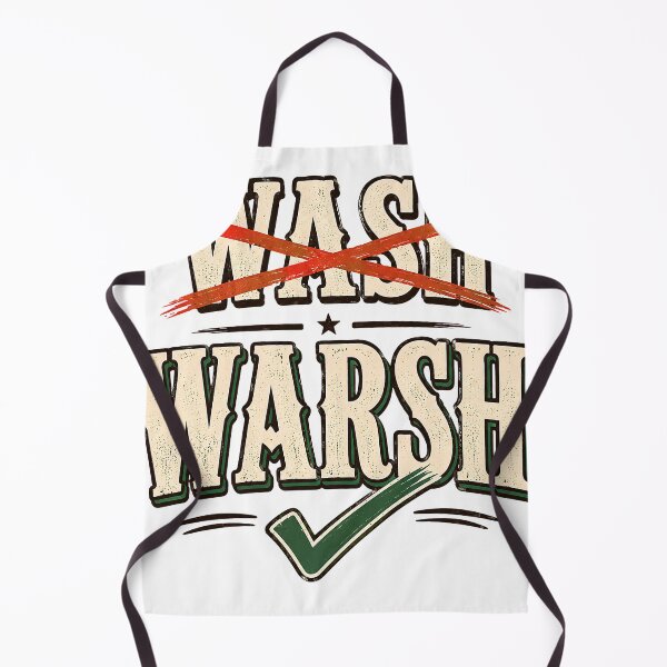 Item preview, Wash Warsh Southern Accent Country Saying Pronunciation Joke designed and sold by OUICHA.