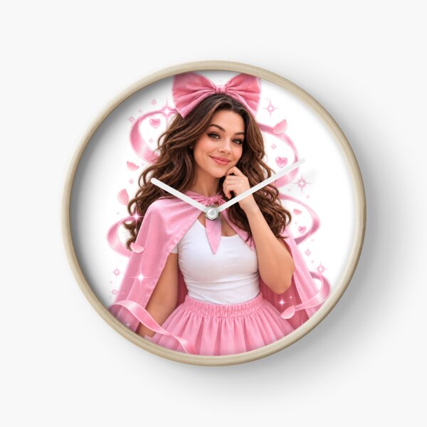 Item preview, Pink Bow Cosplay Girl with Magical Sparkles designed and sold by OneStepFromArt.