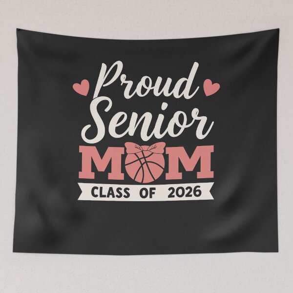 Item preview, Proud Senior Mom Class of 2026 Basketball Graduation designed and sold by Mr. L.S.