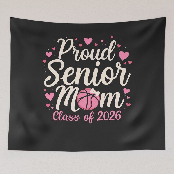 Item preview, Proud Senior Mom Class of 2026 Basketball Graduation designed and sold by Mr. L.S.