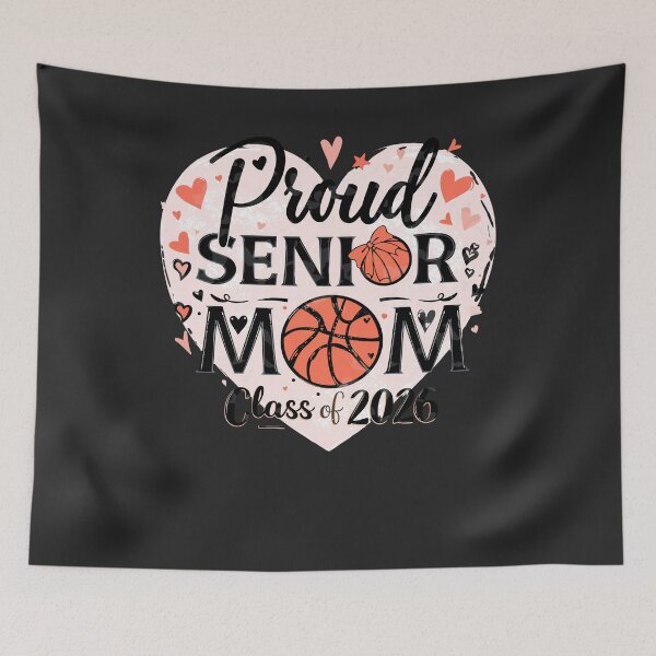 Item preview, Proud Senior Mom Class of 2026 Basketball Graduation designed and sold by Mr. L.S.