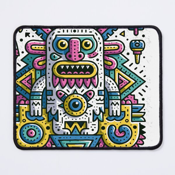 Item preview, Vibrant Folk Art Spirit Creature Design designed and sold by Romgora.