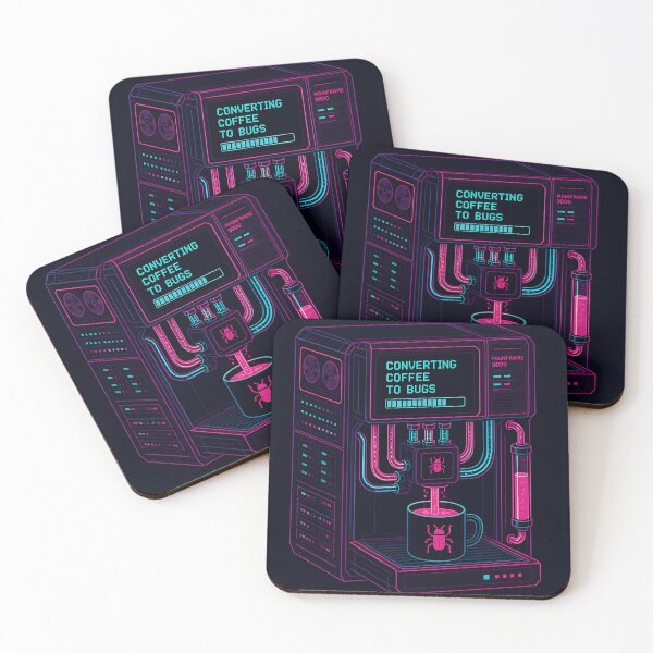 Item preview, Converting Coffee To Bugs Cyberpunk Programmer IT designed and sold by ThirdShiftLab.