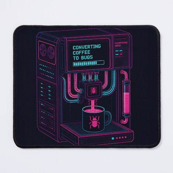 Item preview, Converting Coffee To Bugs Cyberpunk Programmer IT designed and sold by ThirdShiftLab.