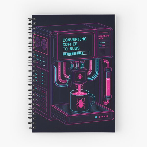 Item preview, Converting Coffee To Bugs Cyberpunk Programmer IT designed and sold by ThirdShiftLab.