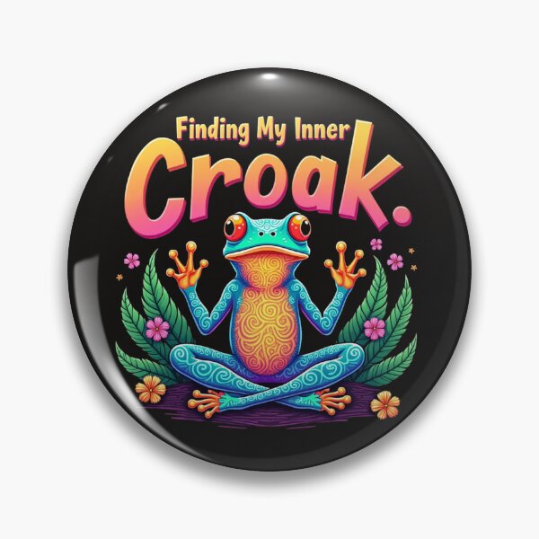 Item preview, Funny Meditating Frog – "Too Zen to Give a Croak" | Cute Yoga Frog | Relaxation & Mindfulness Design designed and sold by Ashes to Artistry.