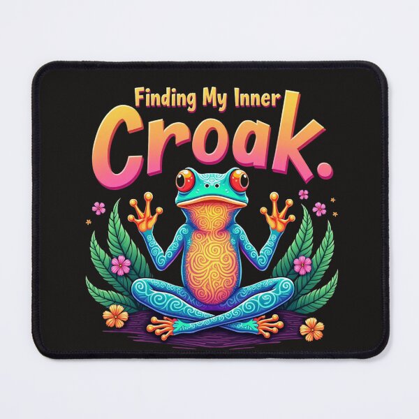 Item preview, Funny Meditating Frog – "Too Zen to Give a Croak" | Cute Yoga Frog | Relaxation & Mindfulness Design designed and sold by Ashes to Artistry.