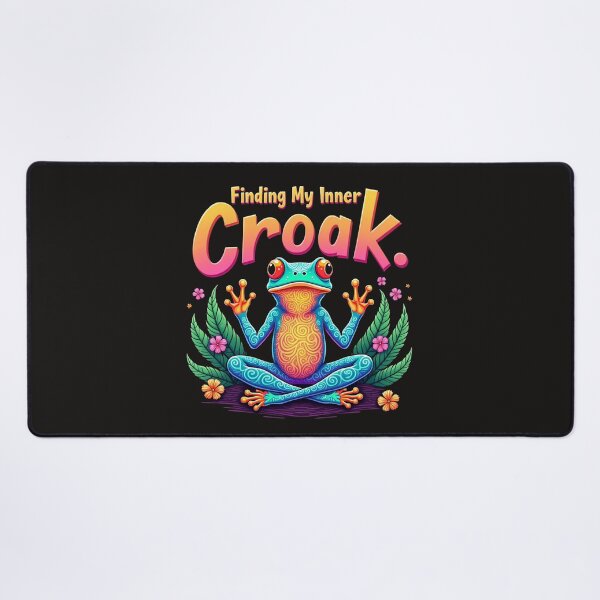 Item preview, Funny Meditating Frog – "Too Zen to Give a Croak" | Cute Yoga Frog | Relaxation & Mindfulness Design designed and sold by Ashes to Artistry.