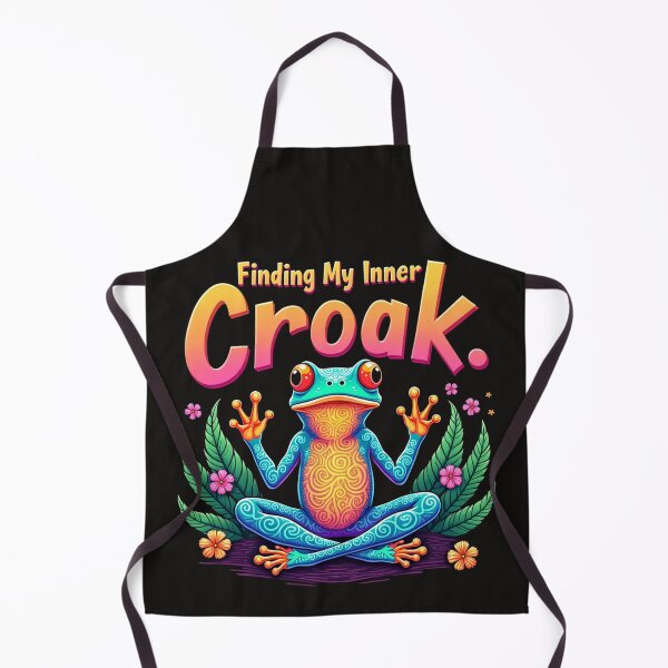 Item preview, Funny Meditating Frog – "Too Zen to Give a Croak" | Cute Yoga Frog | Relaxation & Mindfulness Design designed and sold by Ashes to Artistry.