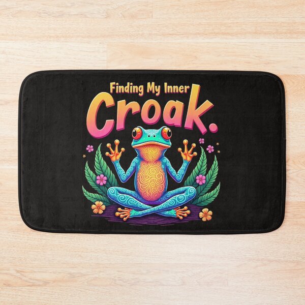 Item preview, Funny Meditating Frog – "Too Zen to Give a Croak" | Cute Yoga Frog | Relaxation & Mindfulness Design designed and sold by Ashes to Artistry.