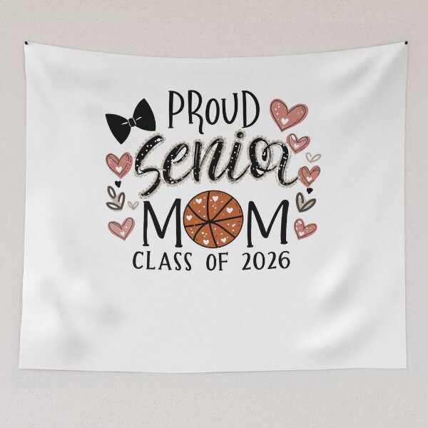 Item preview, Proud Senior Mom Class of 2026 Basketball Graduation designed and sold by Mr. L.S.