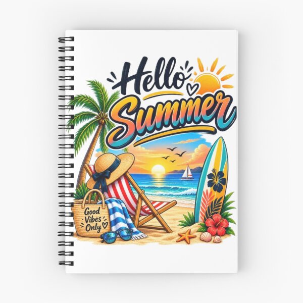Item preview, Hello Summer Beach Vacation – Tropical Summer Vibes designed and sold by Salma.Store.