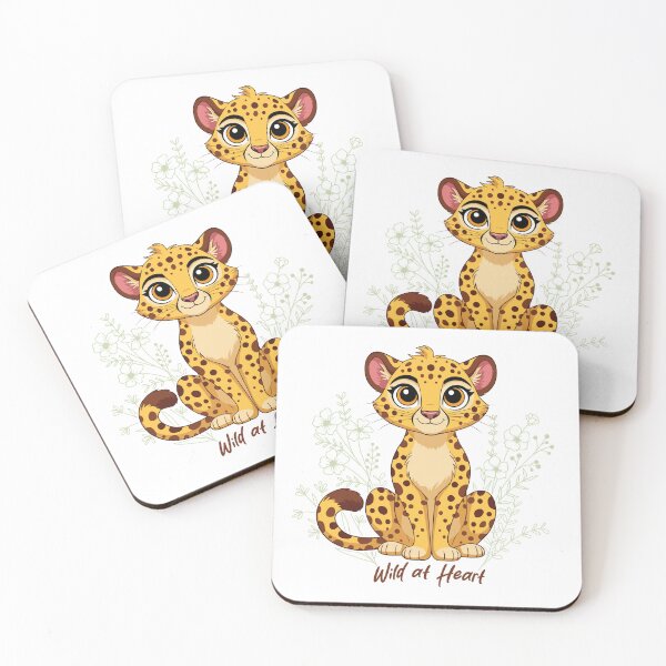Item preview, Wild at Heart Cheetah - Sweet Nature Botanical Tee designed and sold by ArthousePromos.