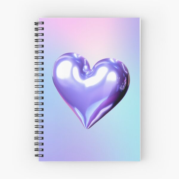 Item preview, Glossy Purple Chrome Heart 3D designed and sold by jianina-alondra.