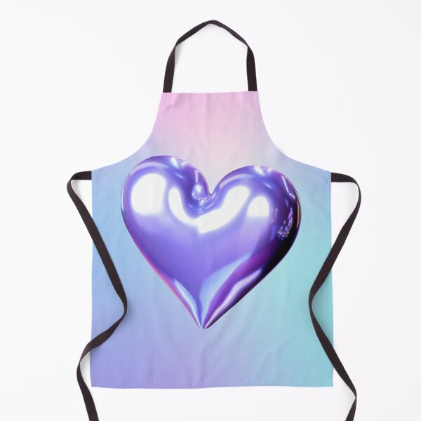 Item preview, Glossy Purple Chrome Heart 3D designed and sold by jianina-alondra.