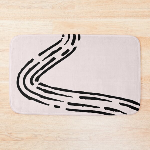 Item preview, Minimalist Winding Road Abstract Line Art designed and sold by BetweenForms.
