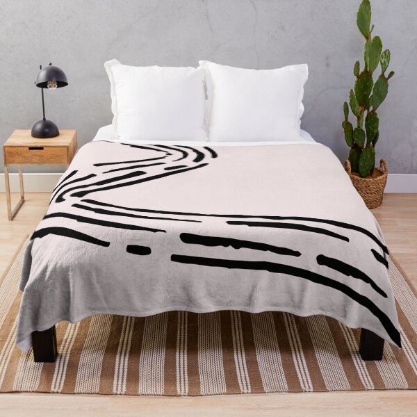 Item preview, Minimalist Winding Road Abstract Line Art designed and sold by BetweenForms.