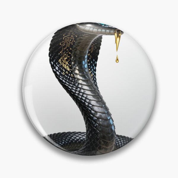 Item preview, The Vantablack Viper - Dark Luxury Precision & Stoic Art designed and sold by Chrome cinematic.
