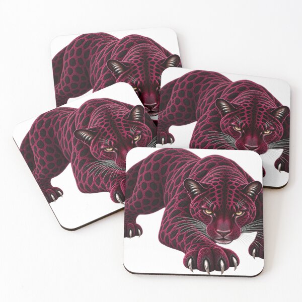 Item preview, Burgundy Stalking Panther designed and sold by LiMarchee.
