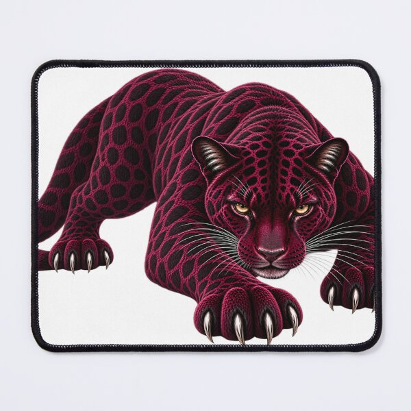 Item preview, Burgundy Stalking Panther designed and sold by LiMarchee.