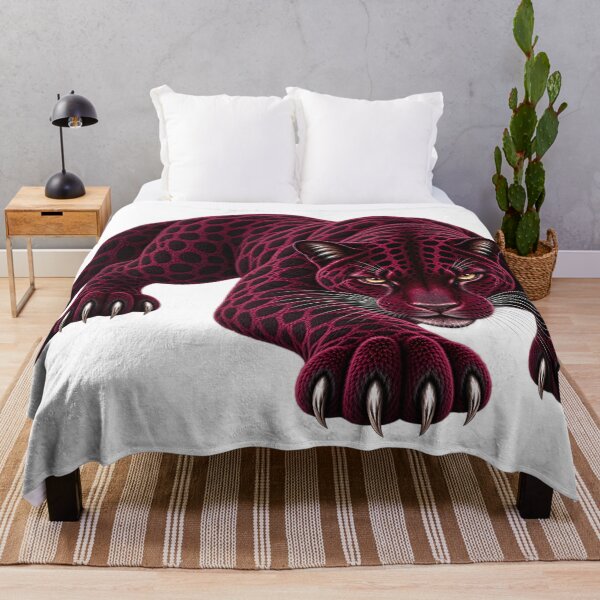 Item preview, Burgundy Stalking Panther designed and sold by LiMarchee.