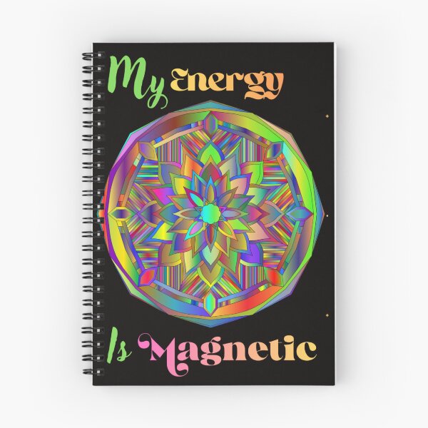 Item preview, My Energy is Magnetic Colorful Mandala Sacred Art designed and sold by NikBrin Prevail .
