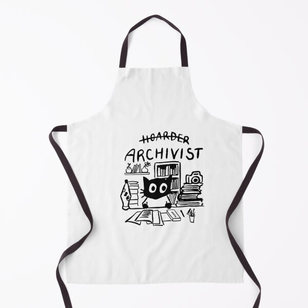 Item preview, Archivist Not Hoarder Cat Bookworm Librarian designed and sold by LASTIQUE-dd.