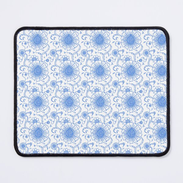 Item preview, Blue floral vines designed and sold by Studio Ukiyo.