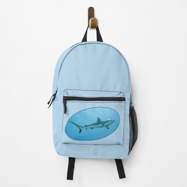 Item preview, Grey Reef Shark Dynamic Oval * Modern Graphic Design | designed and sold by Photo & Design Ute Niemann.