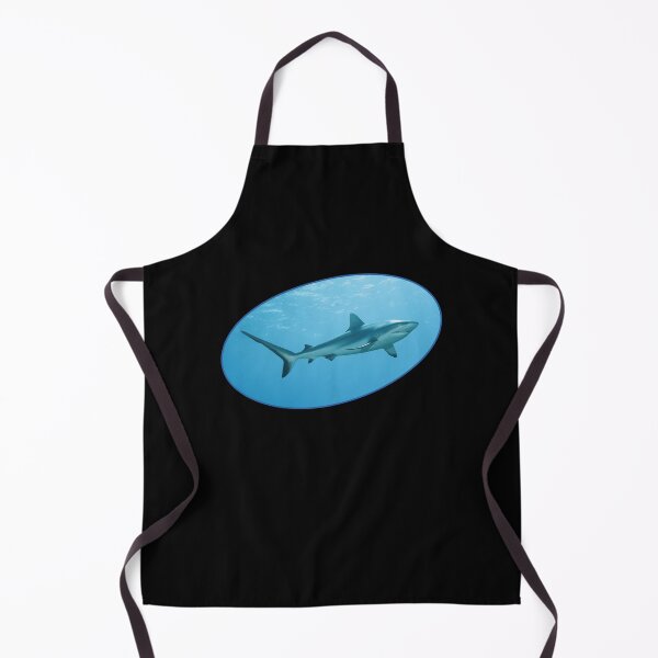 Item preview, Grey Reef Shark Dynamic Oval * Modern Graphic Design | designed and sold by Photo & Design Ute Niemann.