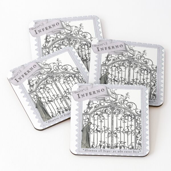 Item preview, Dante's Inferno | Bookish Stamps designed and sold by Nyxander's Bookish Catalogue.