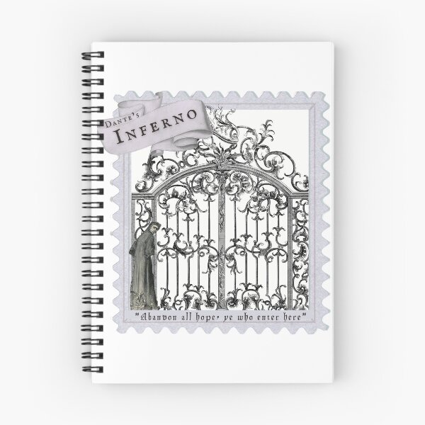 Item preview, Dante's Inferno | Bookish Stamps designed and sold by Nyxander's Bookish Catalogue.