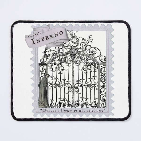 Item preview, Dante's Inferno | Bookish Stamps designed and sold by Nyxander's Bookish Catalogue.