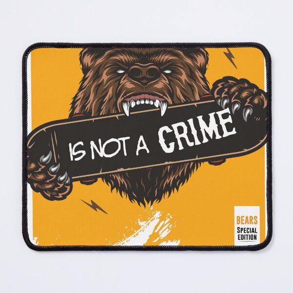 Item preview, Vintage Bear Skateboarding Graphic designed and sold by merona-design.