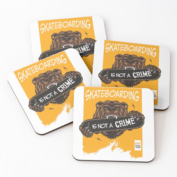 Artikelvorschau, Vintage Bären-Skateboard-Grafik entworfen und verkauft von merona-design.