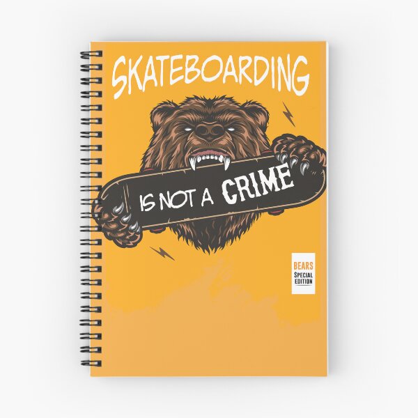 Item preview, Vintage Bear Skateboarding Graphic designed and sold by merona-design.