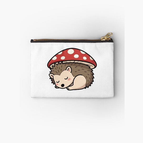 Item preview, Sleepy Cottagecore Hedgehog Vector Sticker designed and sold by mrshadow113.