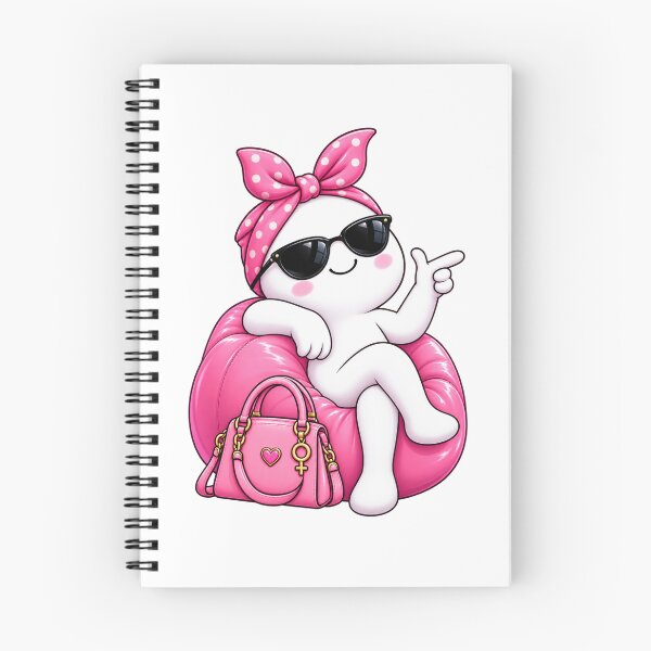Item preview, Women’s Equality Day – Pink Power Kawaii Girl Sticker designed and sold by StickyDelights.