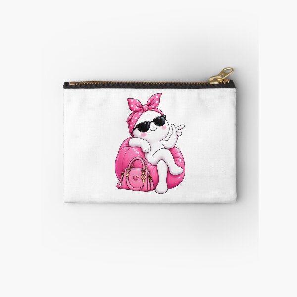 Item preview, Women’s Equality Day – Pink Power Kawaii Girl Sticker designed and sold by StickyDelights.