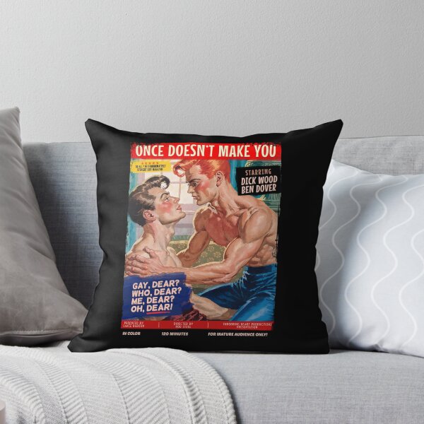 Item preview, "Once Doesn't Make You..." - Funny Satires Gay Pulp Art designed and sold by gayishdesign.