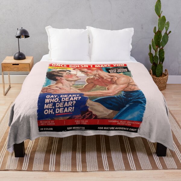 Item preview, "Once Doesn't Make You..." - Funny Satires Gay Pulp Art designed and sold by gayishdesign.