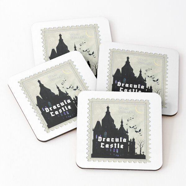 Item preview, Bram's Stoker Dracula Castle, Transylvania | Bookish Stamps designed and sold by Nyxander's Bookish Catalogue.