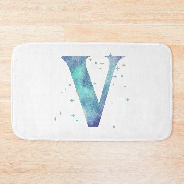 Artikelvorschau, Buchstabe V Monogramm Aquarell Galaxie entworfen und verkauft von iRenza.