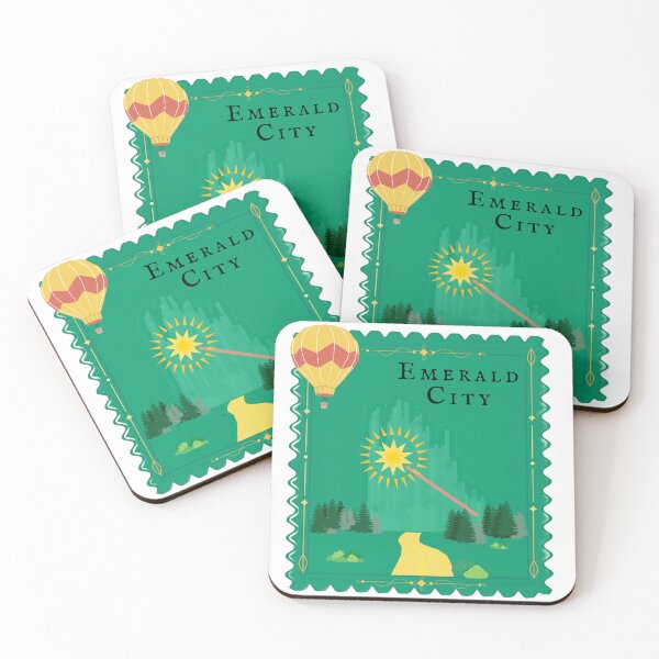 Item preview, Emerald City | Bookish Stamps designed and sold by Nyxander's Bookish Catalogue.